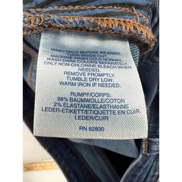 Lands End Mid Rise Trouser Jeans Flare Leg Size 10 Womens - Picture 7 of 7